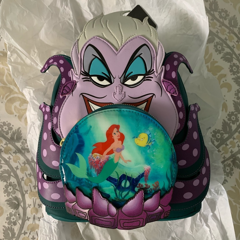 Disney Ursula Loungefly Mini Backpack